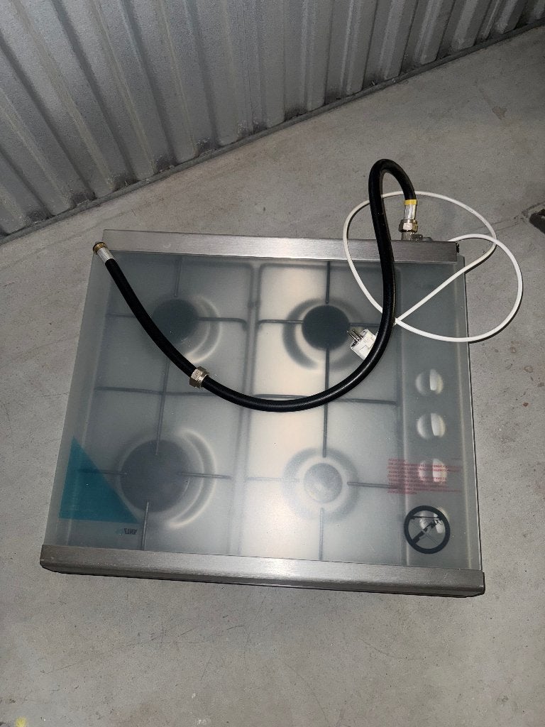 Vrijdstaande gaskookplaat, Ophalen, Gebruikt, 50 tot 100 cm, Minder dan 100 cm