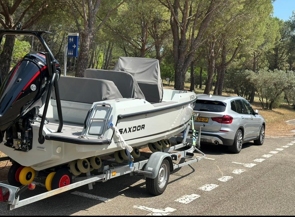 Kalf boottrailer NIEUWE AS 1500 kg voor boten tot 6,5 meter, Ophalen, Minder dan 1500 kg, Gebruikt, 6 tot 9 meter