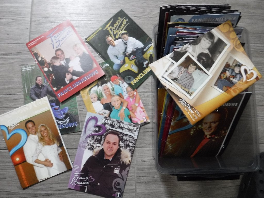 Frans Bauer- Fanclubboekjes, Fanclub, Artiest, Ophalen of Verzenden, Zo goed als nieuw