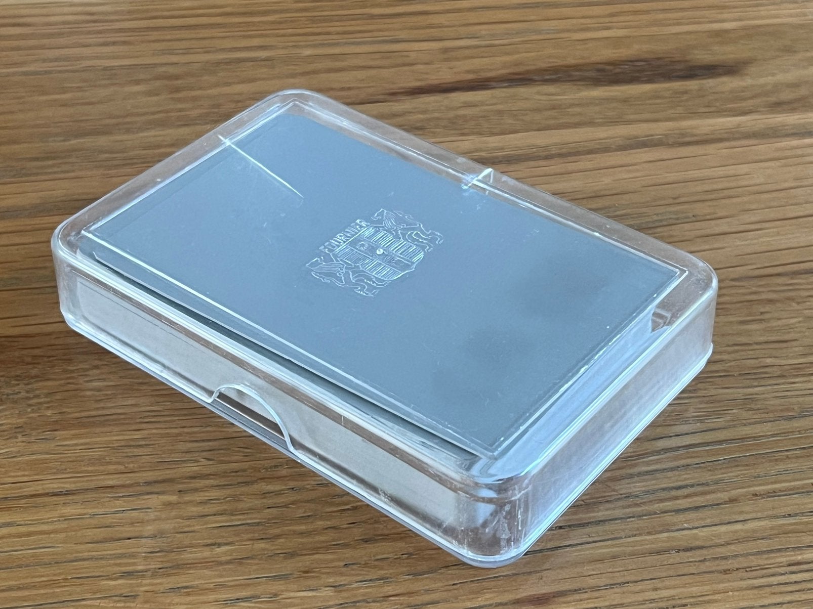 Zeldzame speelkaarten Heraclio Fournier Vitoria in cassette, Verzenden, Zo goed als nieuw, Speelkaart(en)