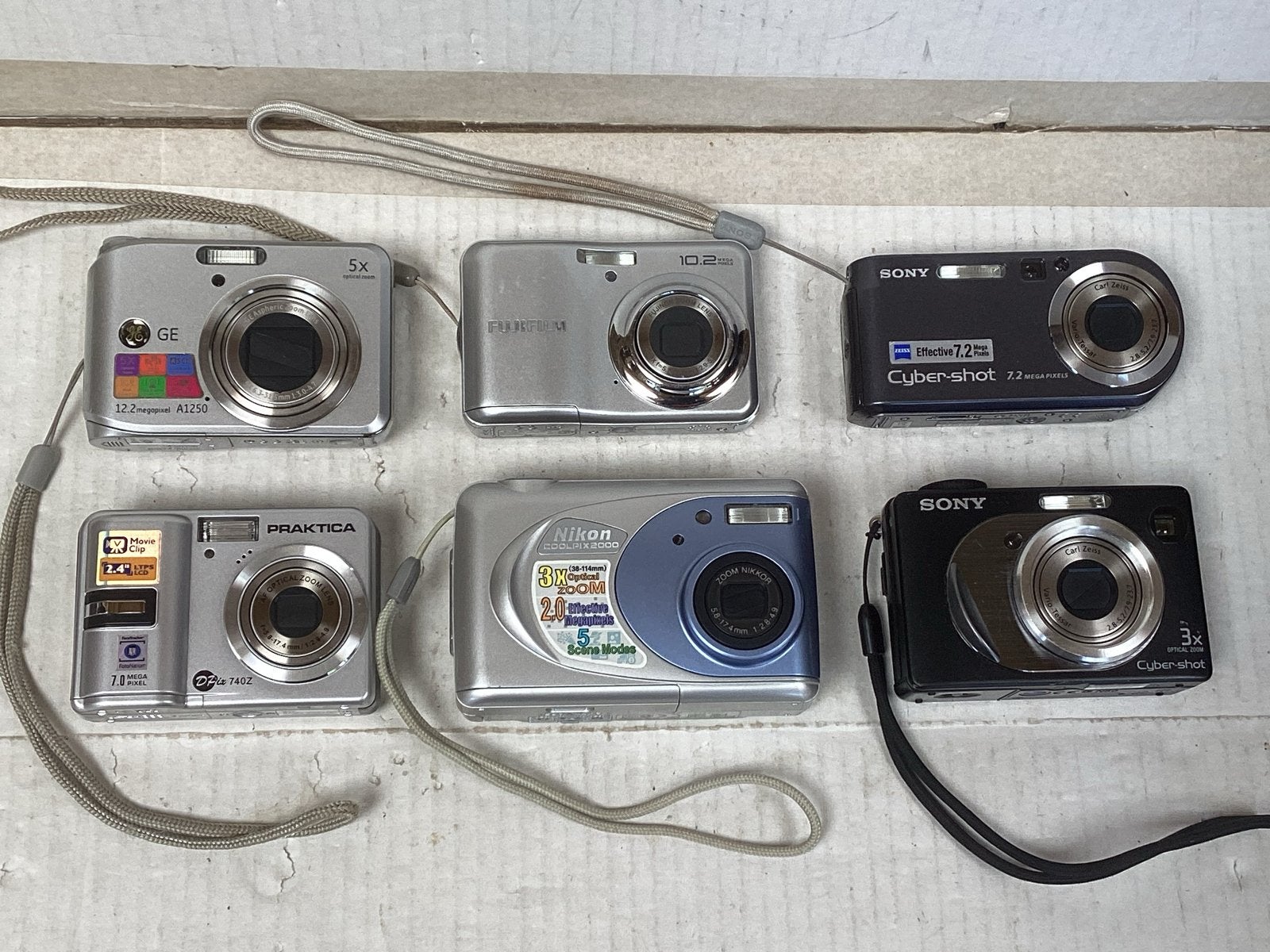8 Digitale Compact Camera's, Audio, Tv en Foto, Fotocamera's Digitaal, Gebruikt, Compactcamera, Overige Merken, Ophalen
