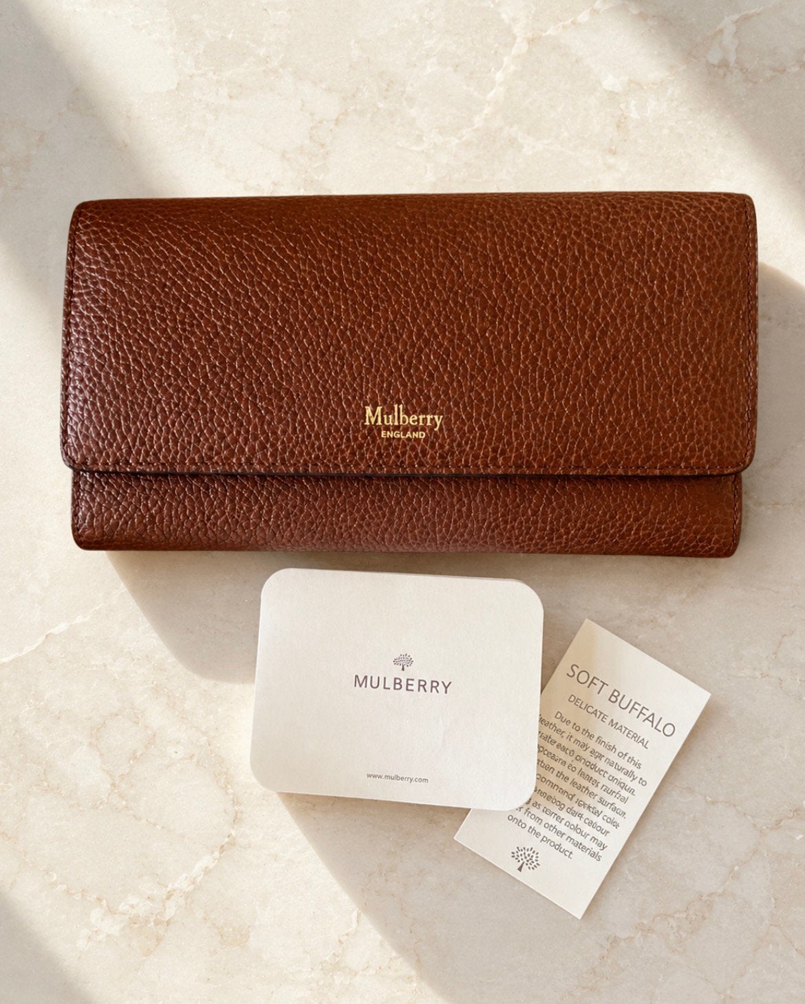 Mulberry continental portemonee - nieuw, Ophalen, Zo goed als nieuw, Zwart