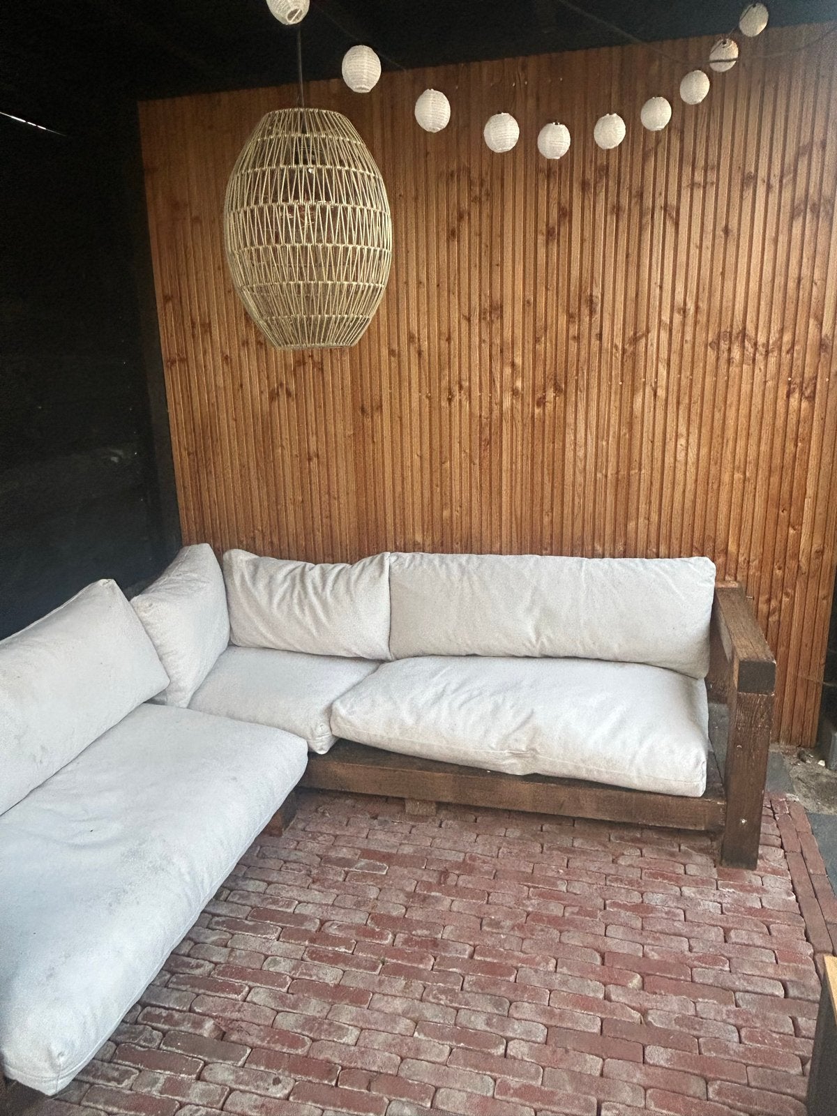Pelletkussens Karwei (110x80 en 80x80) - Ophalen Vathorst, Ophalen, Gebruikt
