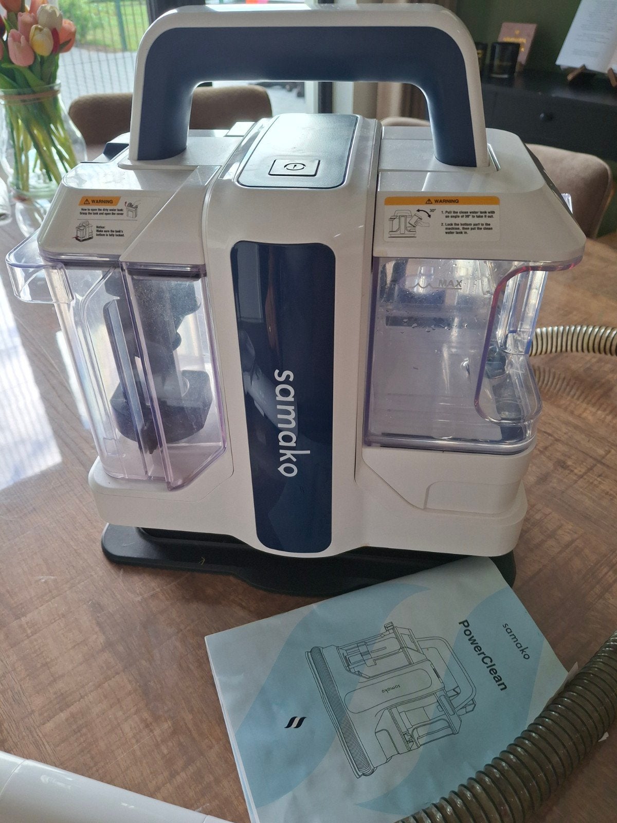 Stoomreiniger tapijt/stof, Ophalen of Verzenden, Zo goed als nieuw, Stoomreiniger