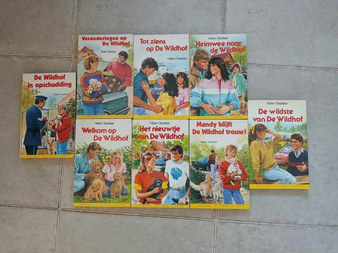 8 boekjes van Helen Taselaar - De Wildhof, ook los te koop, Ophalen of Verzenden, Zo goed als nieuw, Helen Taselaar