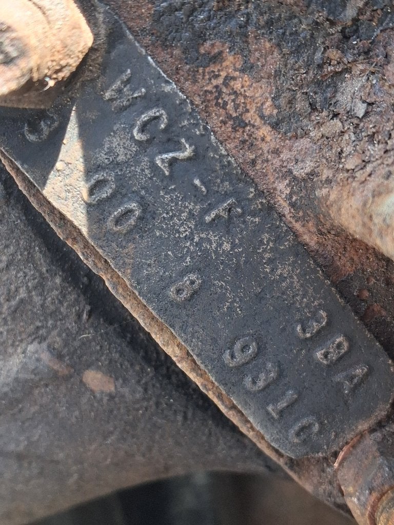 Originele Ford 8-inch Achteras –  '67-'73 (Code: WZC-F), Ophalen, Gebruikt, Amerikaanse onderdelen