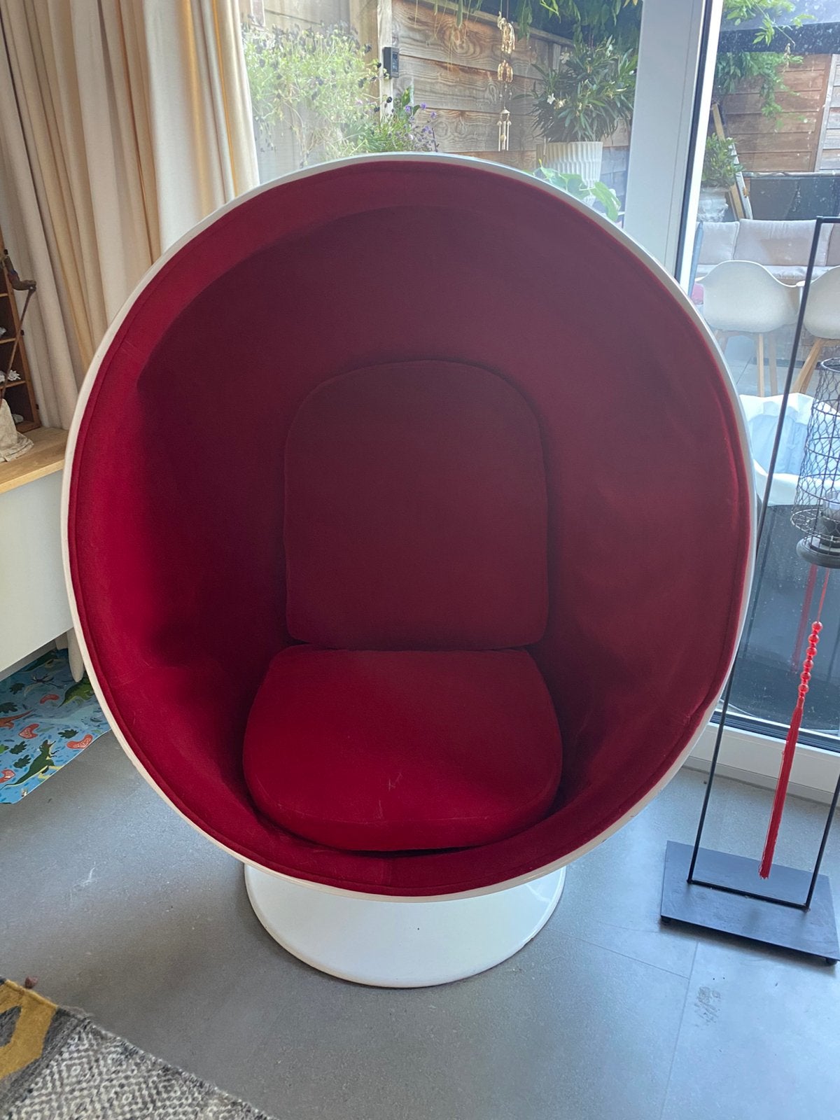 Ball Chair, Huis en Inrichting, Fauteuils, Ophalen, Stof, Gebruikt, 75 tot 100 cm