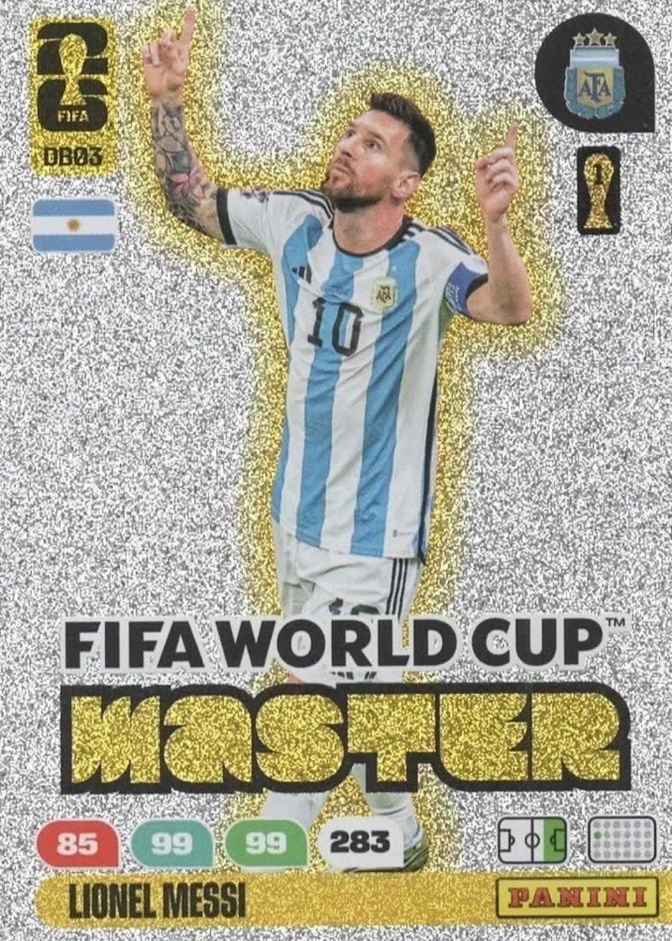 Messi Master | 2026 Panini Adrenalyn XL | FIFA World Cup, Ophalen of Verzenden, Nieuw, Plaatje