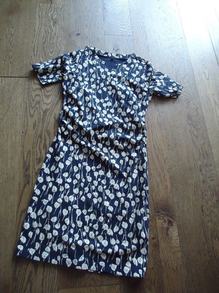 Blauw gebloemd Susskind jurkje maat M, Maat 38/40 (M), Blauw, Ophalen of Verzenden, Susskind
