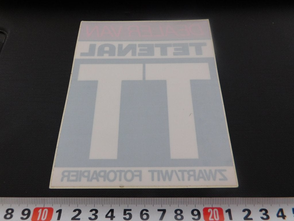 sticker raamsticker    ealer van TETENAL  Fotopapier, Ophalen, Zo goed als nieuw