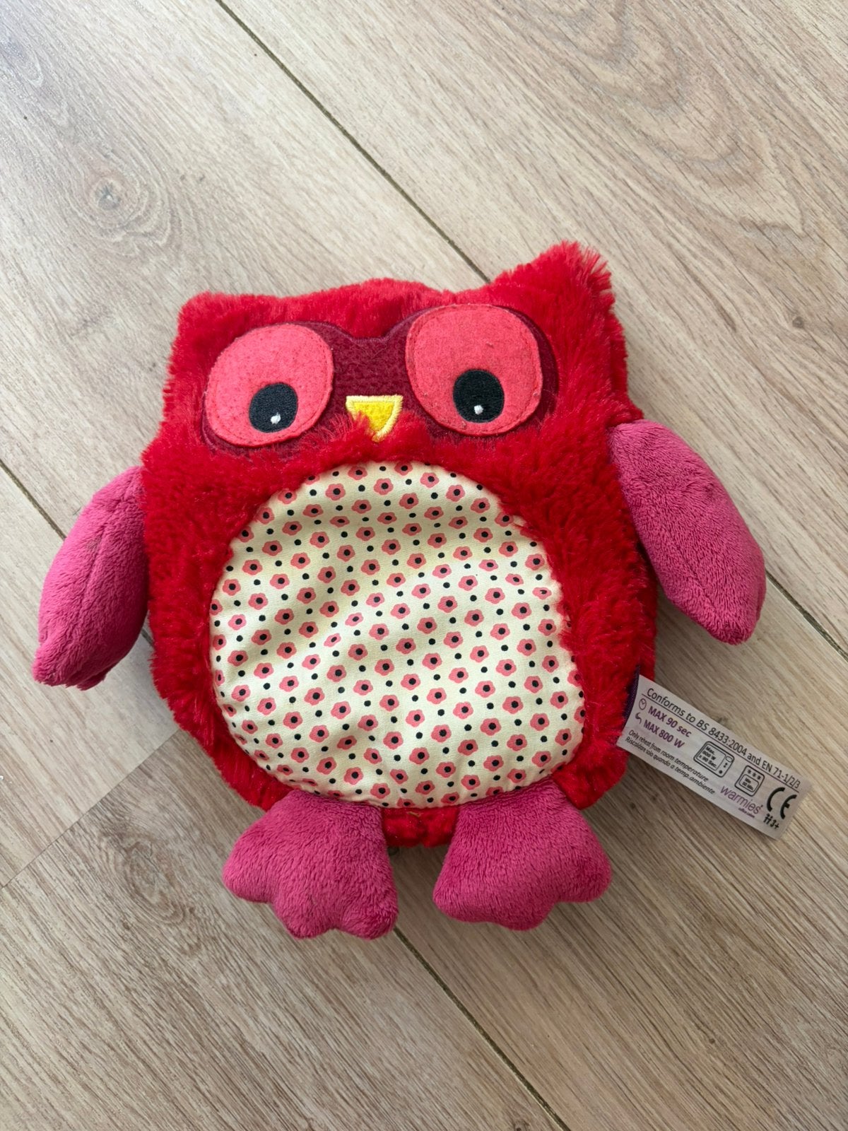 Warmies magnetronknuffel uil, Ophalen, Zo goed als nieuw, Overige typen