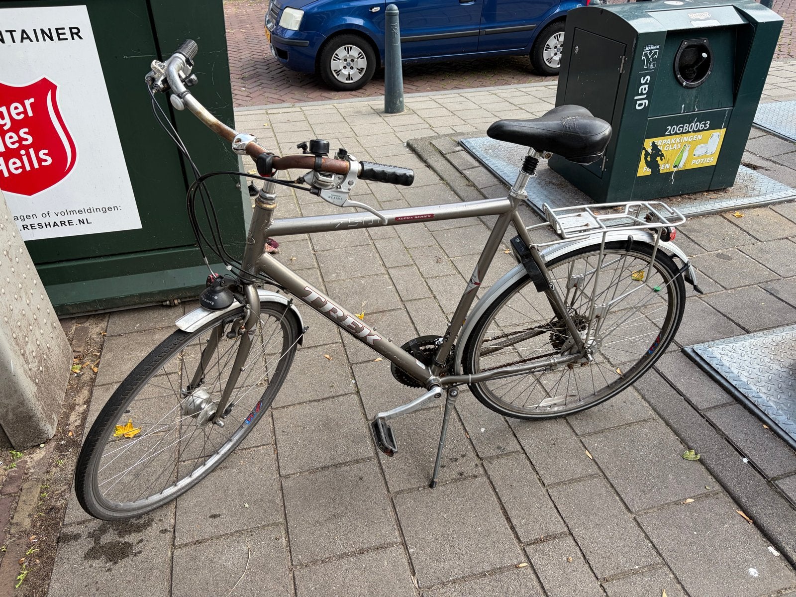 Trek herenfiets - 62.2 cm frame - Gebruikt - opknapper, Gebruikt, Velgrem, Versnellingen, 61 tot 65 cm