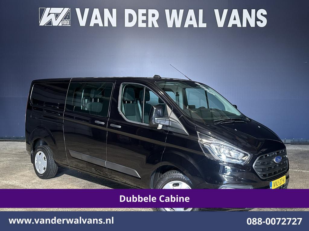 Ford Transit Custom 2.0 TDCI 130pk Automaat L2H1 Dubbele Cab, Auto's, Bestelauto's, Bedrijf, Te koop, ABS, Airconditioning, Alarm