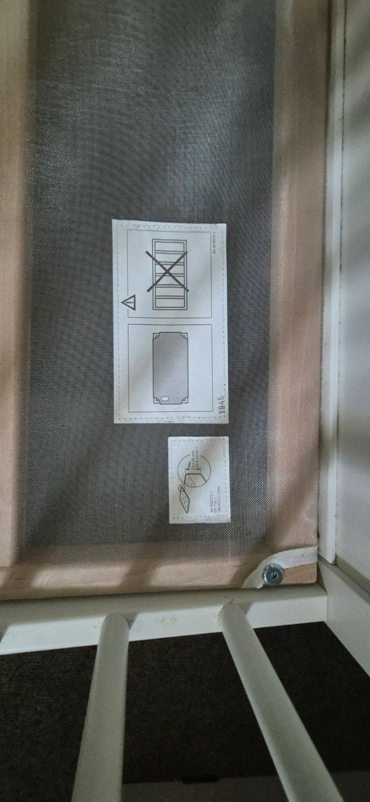 IKEA SMÅGÖRA Babybedje met matras - Zo goed als nieuw, Ophalen