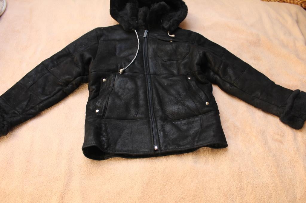 Zgan Lammy winterjas met capuchon maat 6 -8 jaar, Kinderen en Baby's, Ophalen of Verzenden, Zo goed als nieuw, Jongen of Meisje