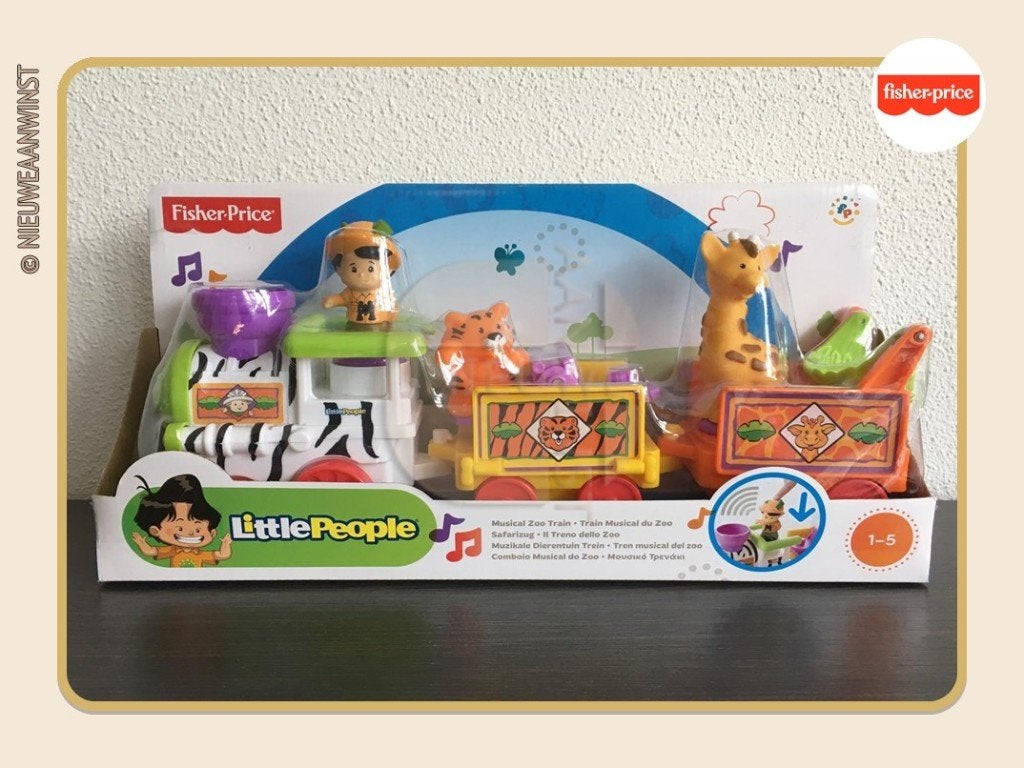 Fisher-Price Little People Muzikale Dierentuin trein, Verzenden