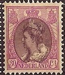 Nederland NVPH nr 72 ongebruikt Koningin Wilhelmina 1913, Ophalen of Verzenden, T/m 1940, Postfris