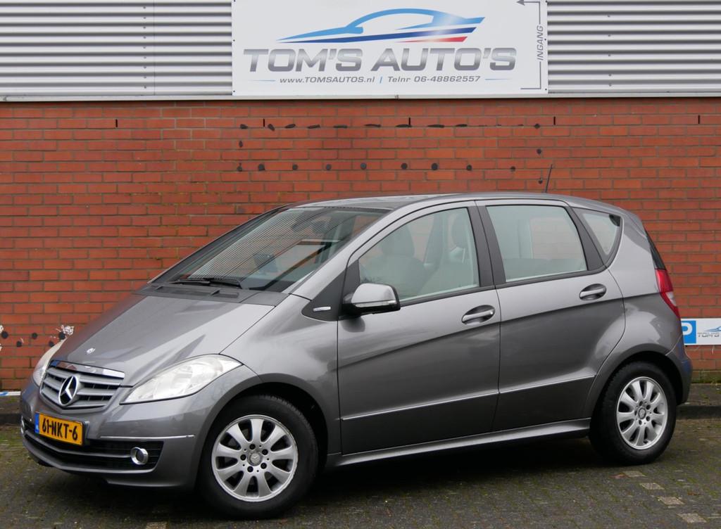 Mercedes-Benz A-klasse 160 class elegance. navi. airco. zeer, Voorwielaandrijving, Euro 5, Beige, Leder en Stof