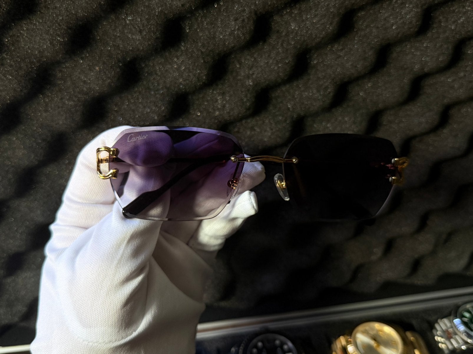 Cartier bril C blauwe glazen, Overige merken, Blauw, Nieuw, Ophalen of Verzenden