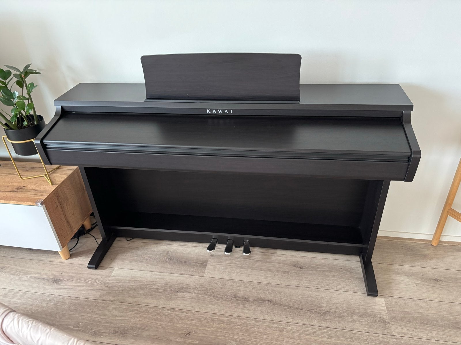 Kawai KDP-120 R piano (incl 3 jaar garantie) - Top condition, Ophalen, Bruin, Digitaal, Zo goed als nieuw