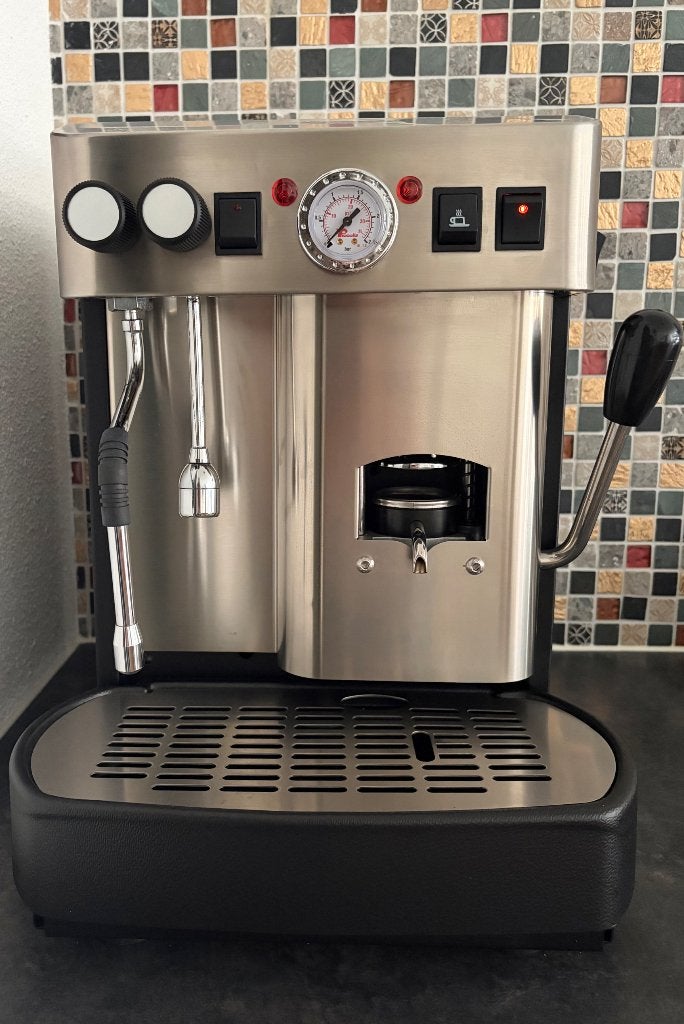 La Piccola Cecilia ese machine, Ophalen, Koffiepads en cups, Espresso apparaat, Zo goed als nieuw