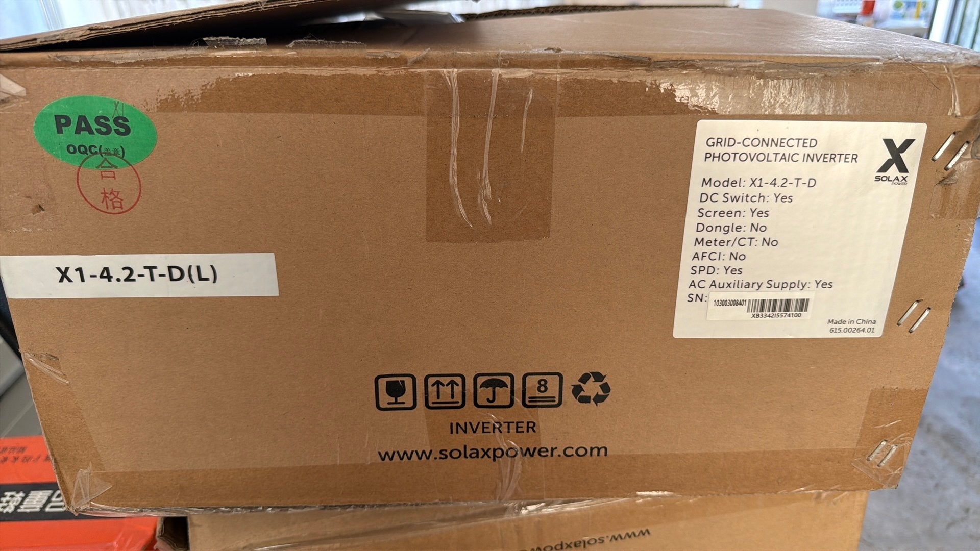 SolaX X1 Mono 4,2 kW netomvormer X1-4.2-T-D NIEUW IN DOOS!, Ophalen, Nieuw, Overige typen