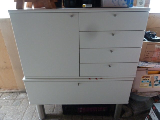 Interstar kasten - Wit - Goed lezen a.u.b., Huis en Inrichting, Ophalen, Gebruikt, Met lade(s), 50 tot 100 cm
