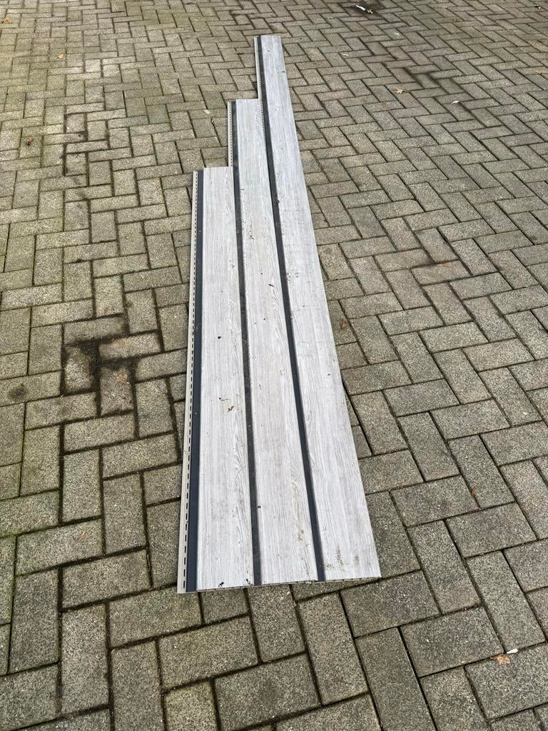 Kunststof gevel bekleding, Ophalen, Minder dan 25 mm, Eiken, Zo goed als nieuw