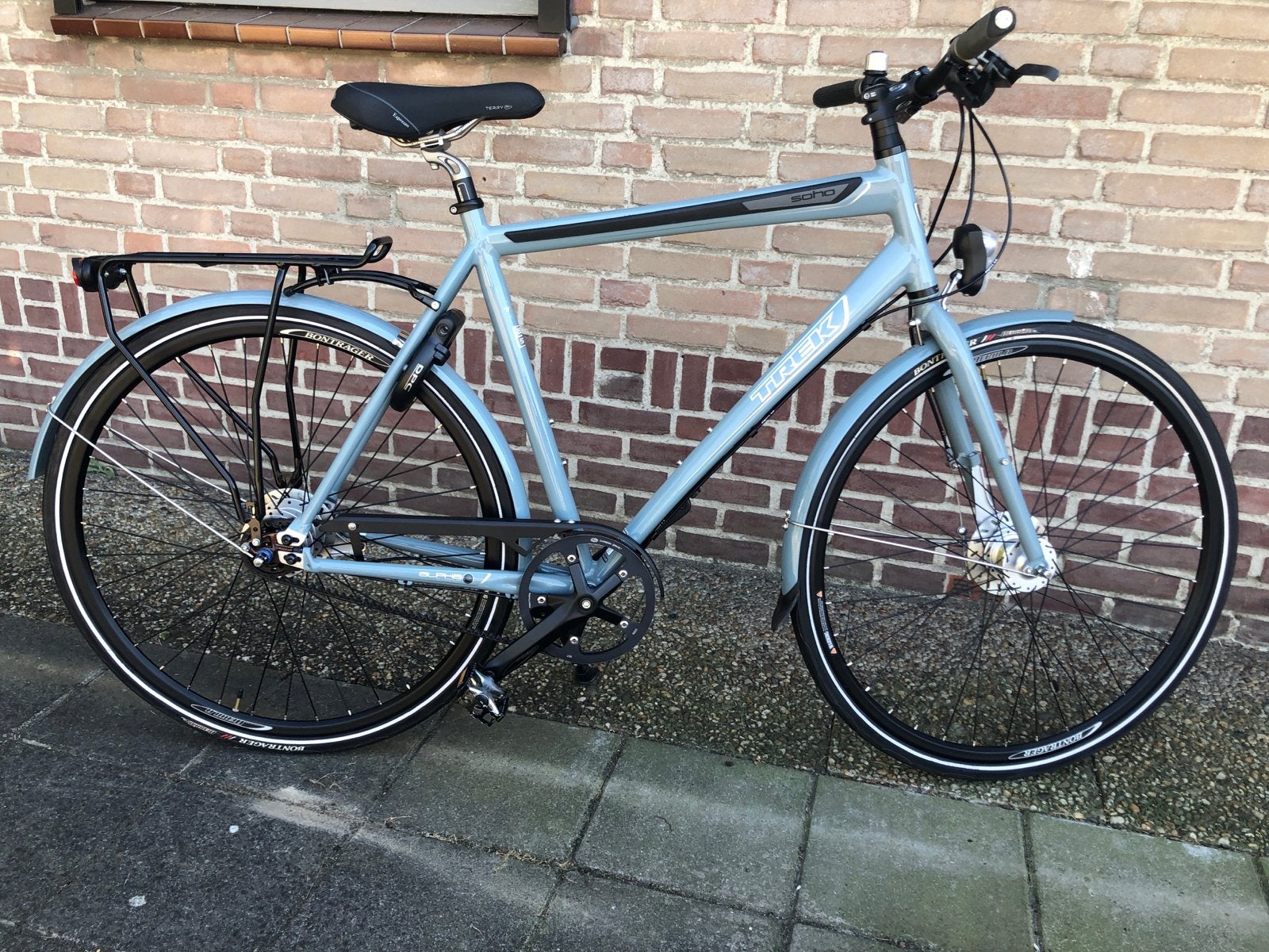 Trek Soho herenfiets- 57cm - in nieuwstaat!!!, Fietsen en Brommers, Versnellingen, Zo goed als nieuw, 57 tot 61 cm, Trommelrem
