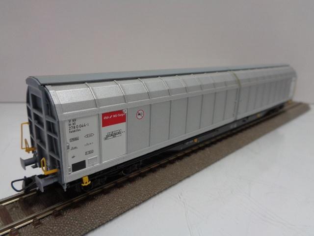 ROCO 47143 Schuifwandwagen NS Cargo (H0)., Gelijkstroom, Wagon, Ophalen of Verzenden, Roco