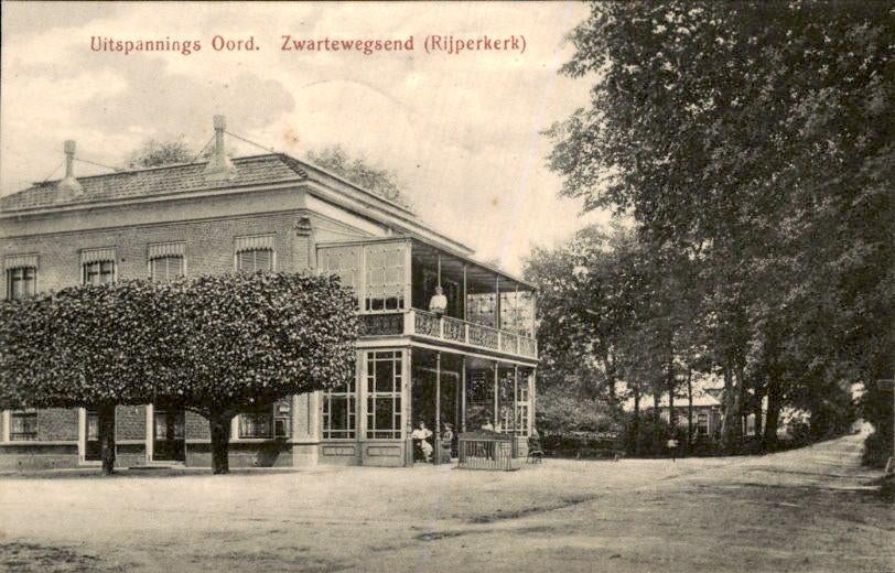 Rijperkerk - Zwartewegsend - Uitspannings Oord, Ophalen of Verzenden, Voor 1920, Gelopen, Friesland