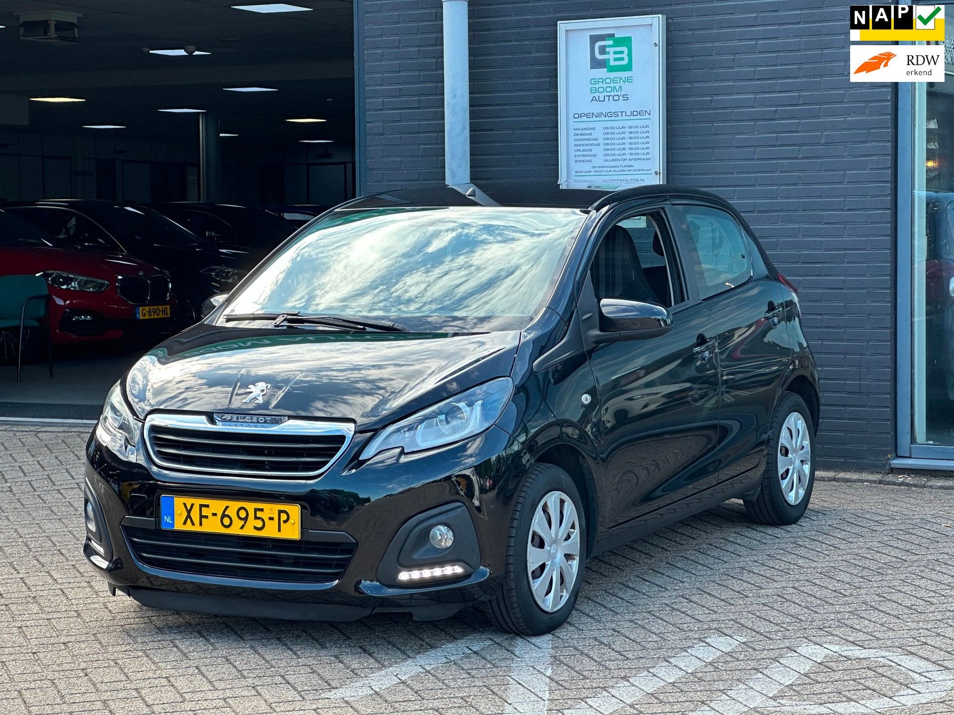 Peugeot 108 1.0 e-VTi Active TOP!/5-DRS/AIRCO/NL-AUTO NAP!, Auto's, Voorwielaandrijving, Stof, Gebruikt, Euro 6