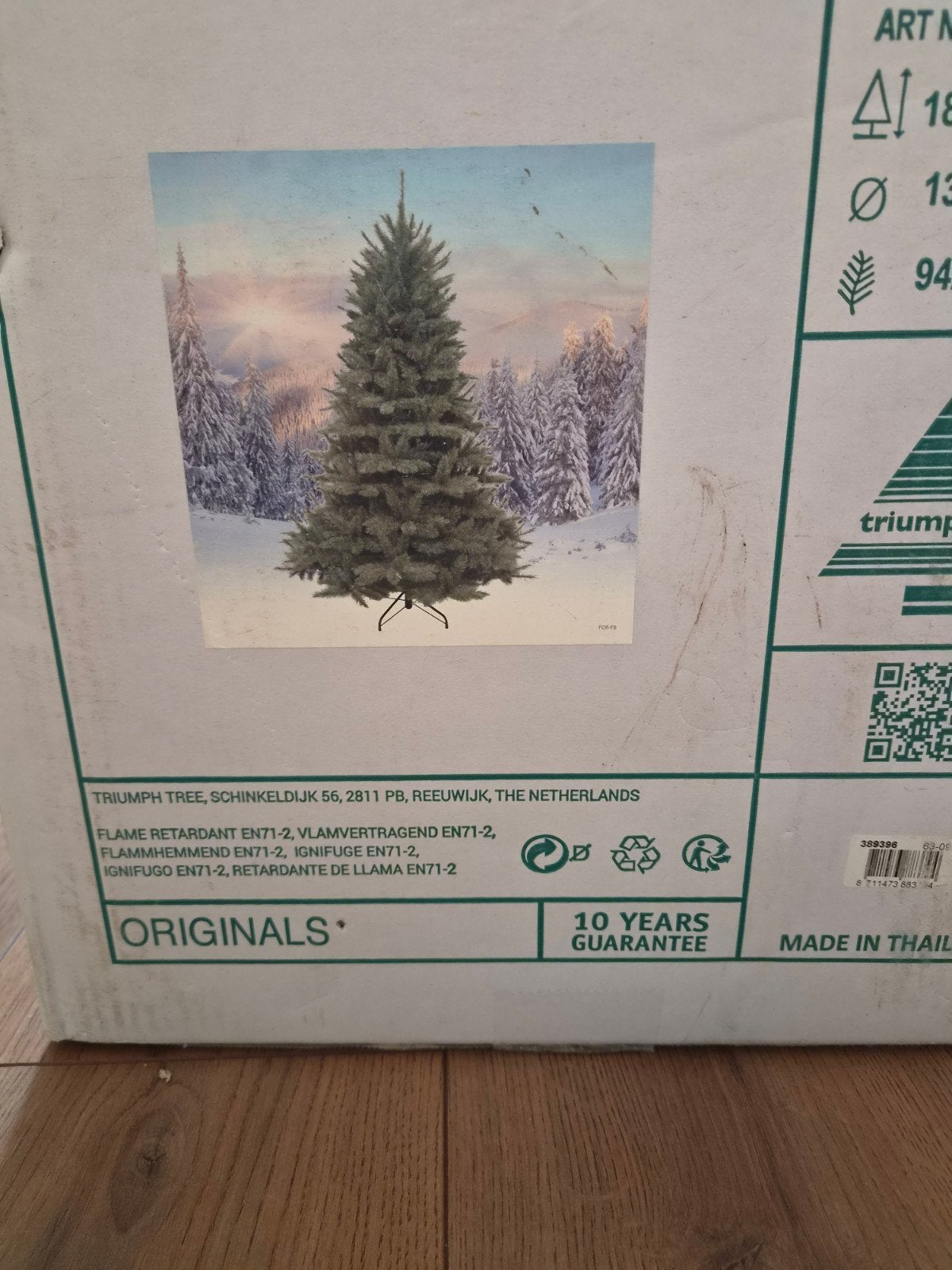 Triumph kerstboom - 185cm, Ophalen, Zo goed als nieuw