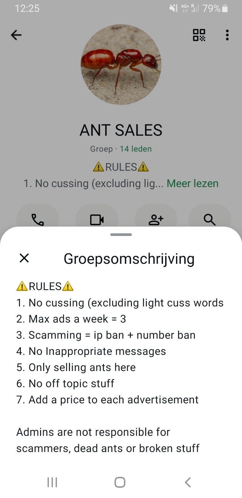 mieren whatsapp groep, Ophalen of Verzenden, Hond