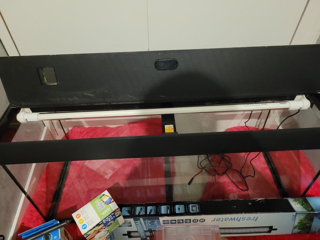 Te koop aquarium met alle toebehoren. 100cm x 50cm x 40cm., Ophalen, Gebruikt, Overige typen