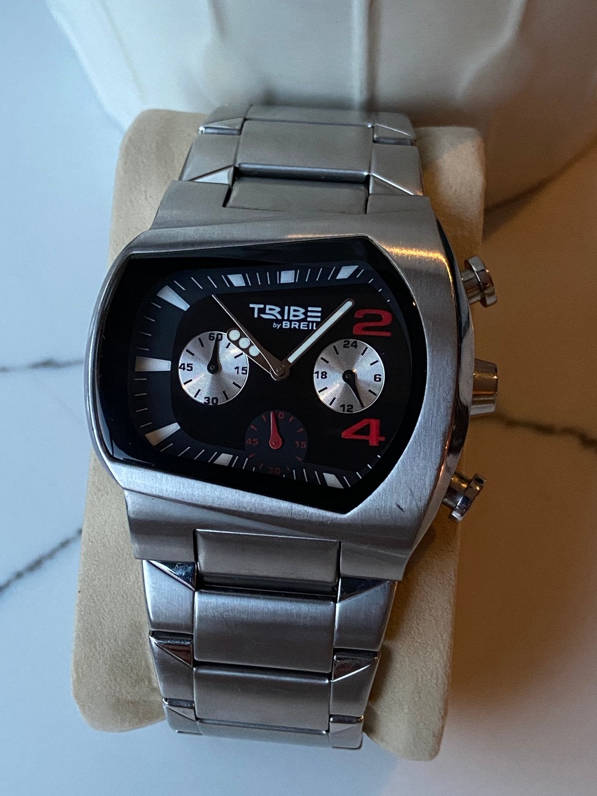 Breil Tribe zeldzaam model, Zwart, IOS, Ophalen of Verzenden, Zo goed als nieuw