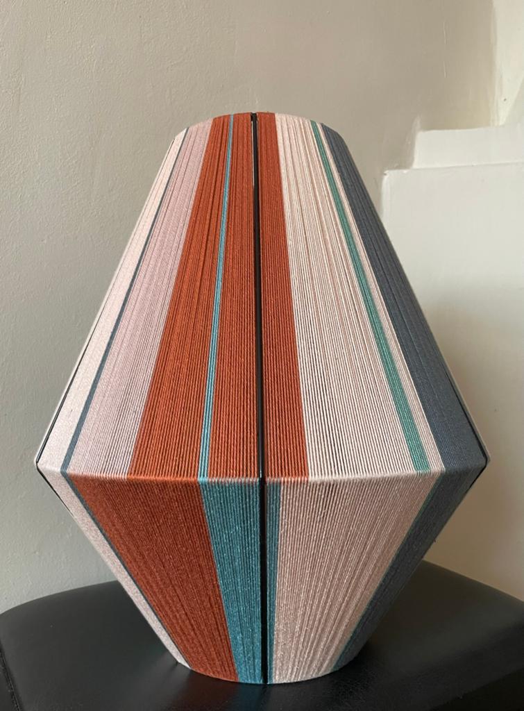 Bonbon draadlampenkap japandi lampion, Ophalen of Verzenden, Nieuw, Minder dan 50 cm