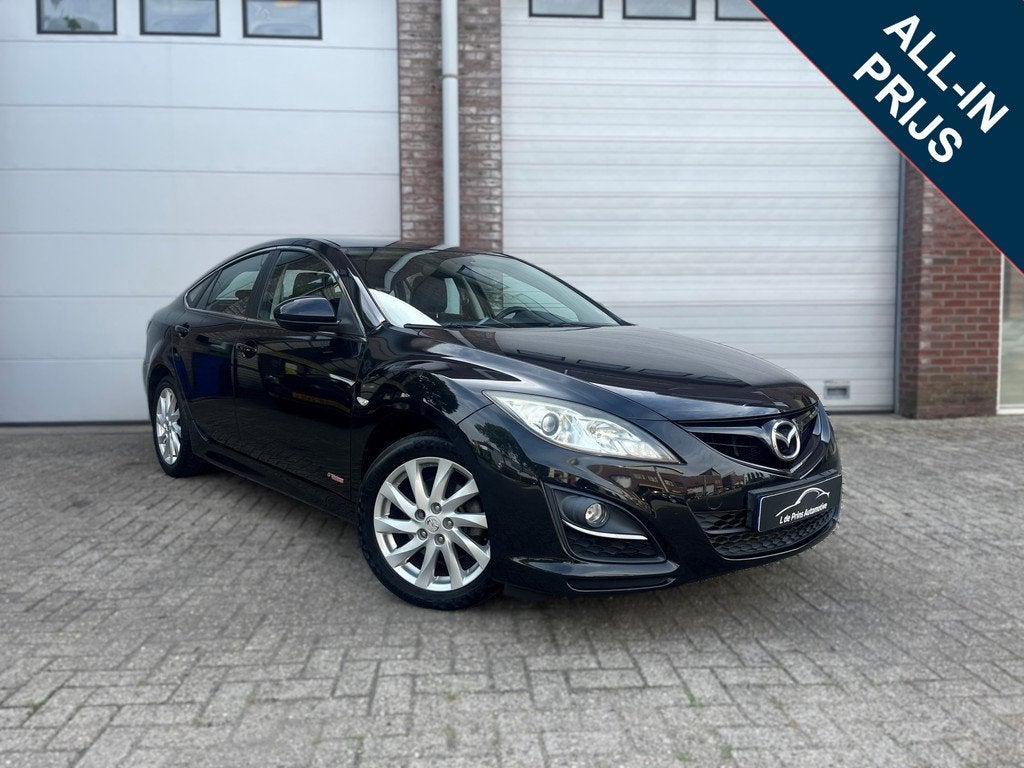 Mazda 6 2.0 GT-M Line Dealer oh/Trekhaak/Half leer/Garantie, Auto's, Mazda, Voorwielaandrijving, Euro 5, Gebruikt, 4 cilinders