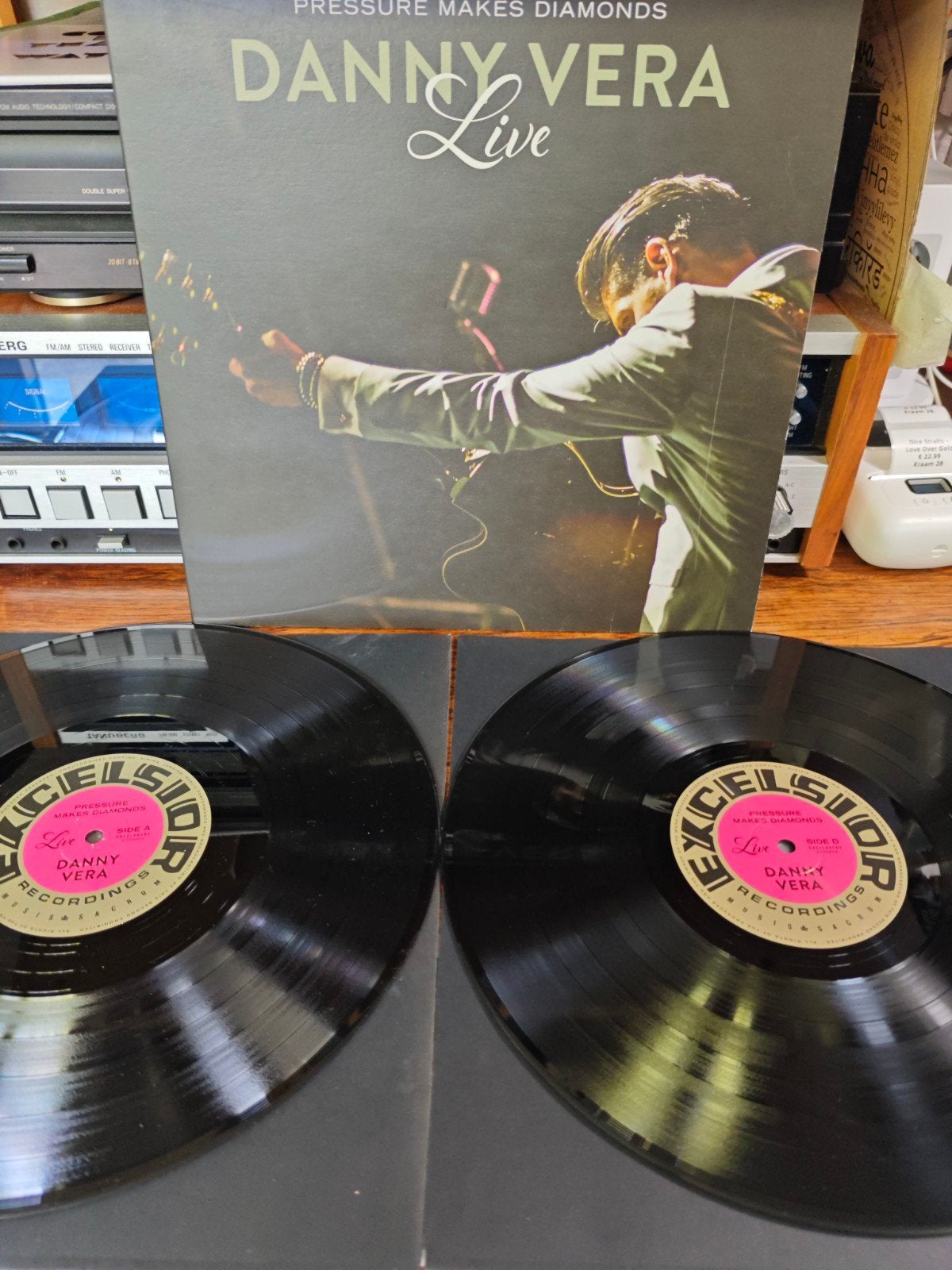 Danny Vera - Pressure Makes Diamonds Live Dubbel-LP, Ophalen of Verzenden, Zo goed als nieuw, 12 inch, Gatefold hoes
