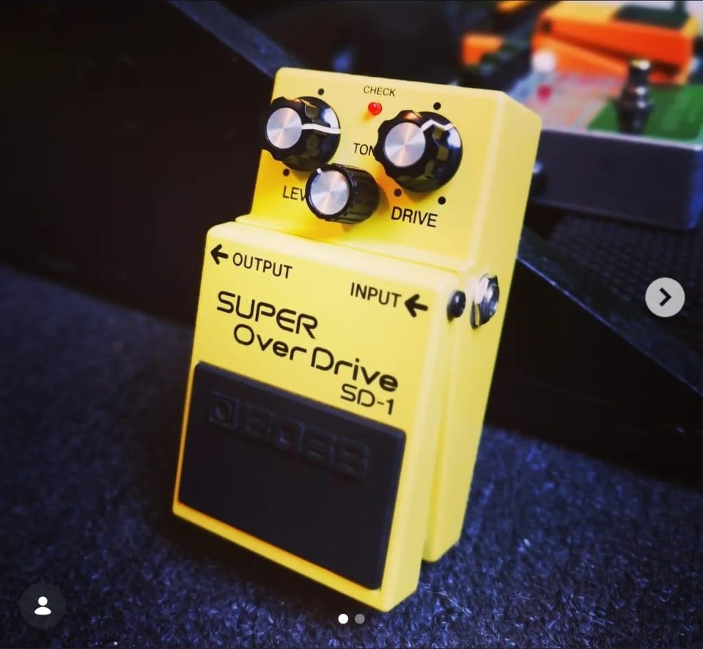 Boss SD-1 SUPER OverDrive, Muziek en Instrumenten, Effecten, Ophalen of Verzenden, Zo goed als nieuw, Distortion, Overdrive of Fuzz