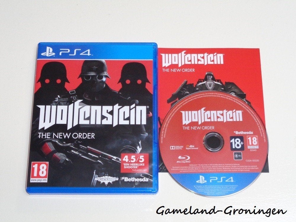 Wolfenstein The New Order (PS4), Gebruikt, Vanaf 18 jaar, -, -