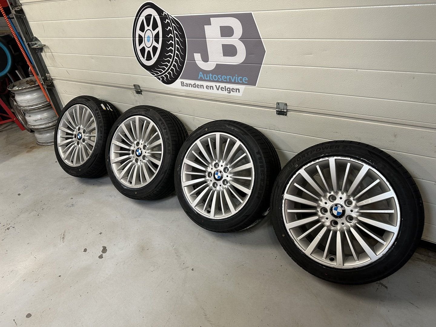 18inch Originele BMW Velgen Style 416! 4 Nwe Banden! 5x120, Auto-onderdelen, Banden en Velgen, 18 inch, Gebruikt, -, -