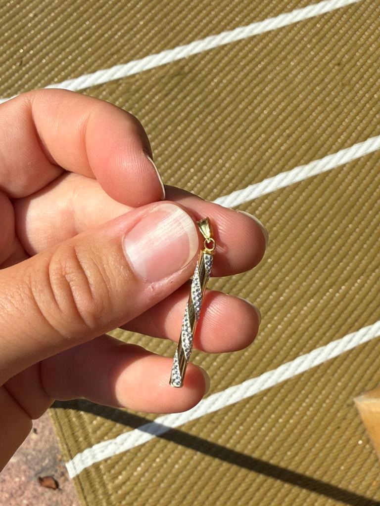 Gouden hanger, Ophalen of Verzenden, Zo goed als nieuw, Goud