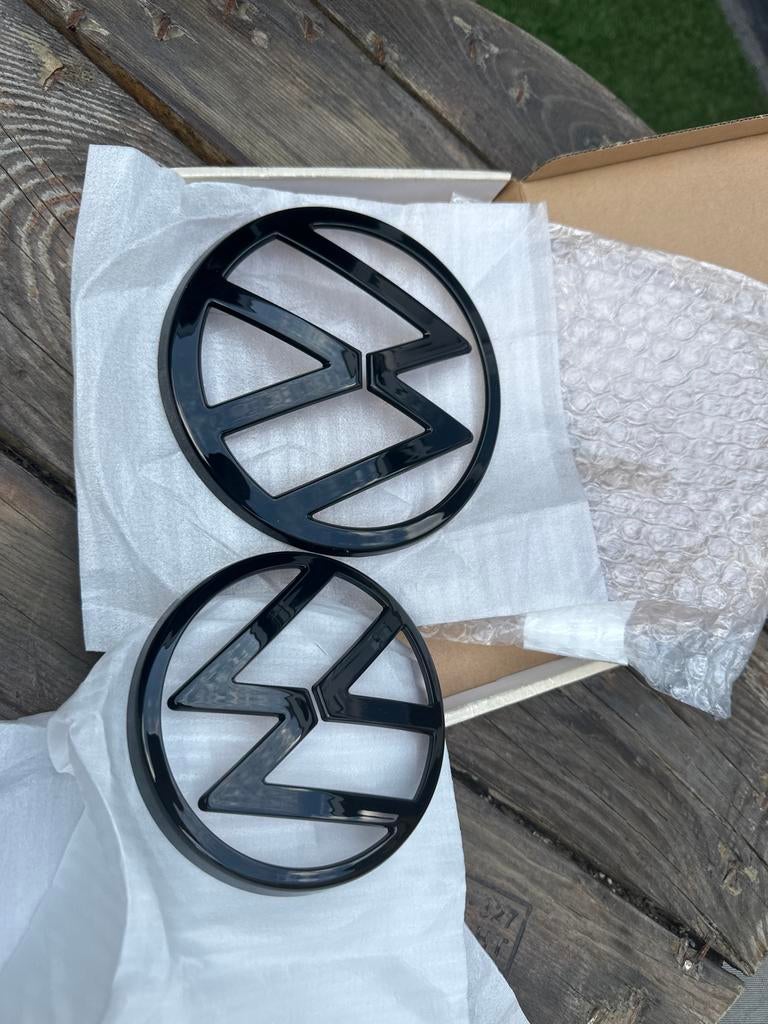 Nieuwe Volkswagen Emblemen - Glanzend Zwart, Ophalen of Verzenden, Nieuw