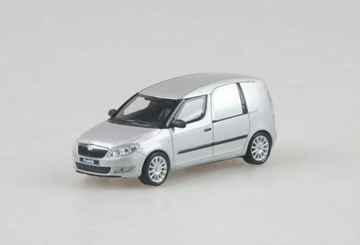 schaalmodel  Skoda Praktik Facelift silver, Hobby en Vrije tijd, Ophalen of Verzenden, Nieuw, Auto