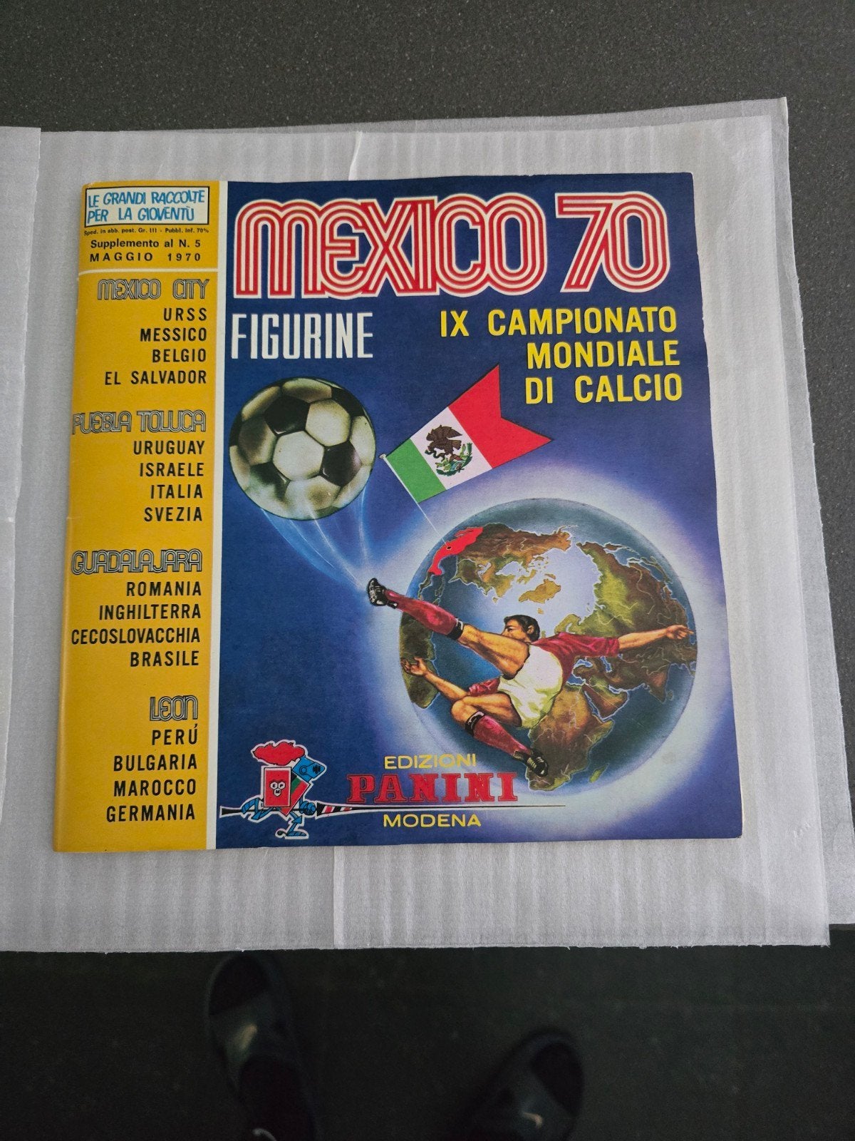 Panini WK Mexico 70 origineel leeg album mint conditie, Ophalen of Verzenden