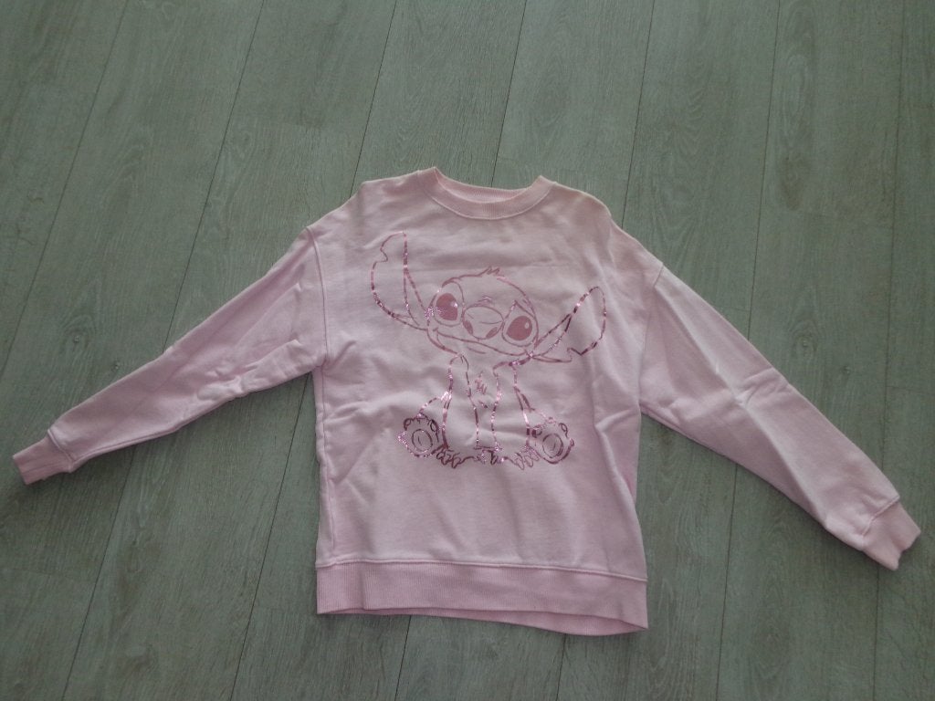 roze meisjestrui van Stitch, Zara, maat 11/12/152, Ophalen of Verzenden, Gebruikt, Meisje, Trui of Vest