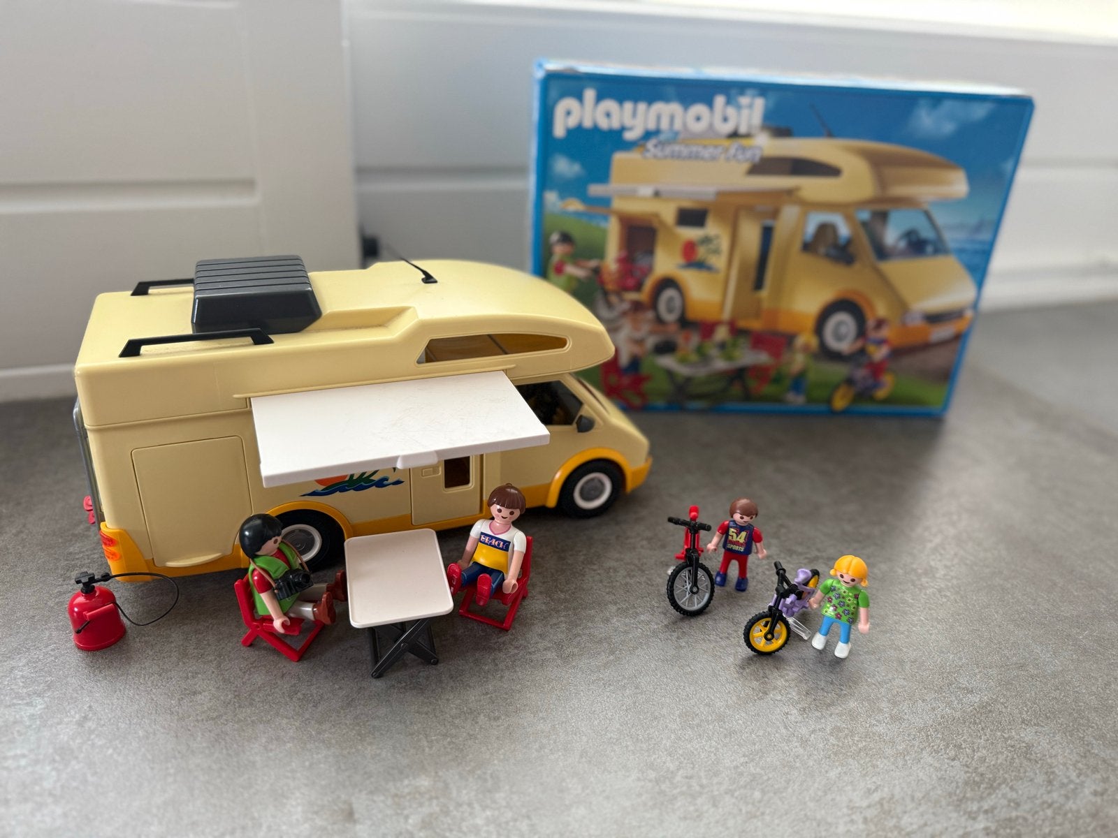 Playmobil Summer Fun Camper 3647, Gebruikt, Complete set, Voertuig, Ophalen of Verzenden