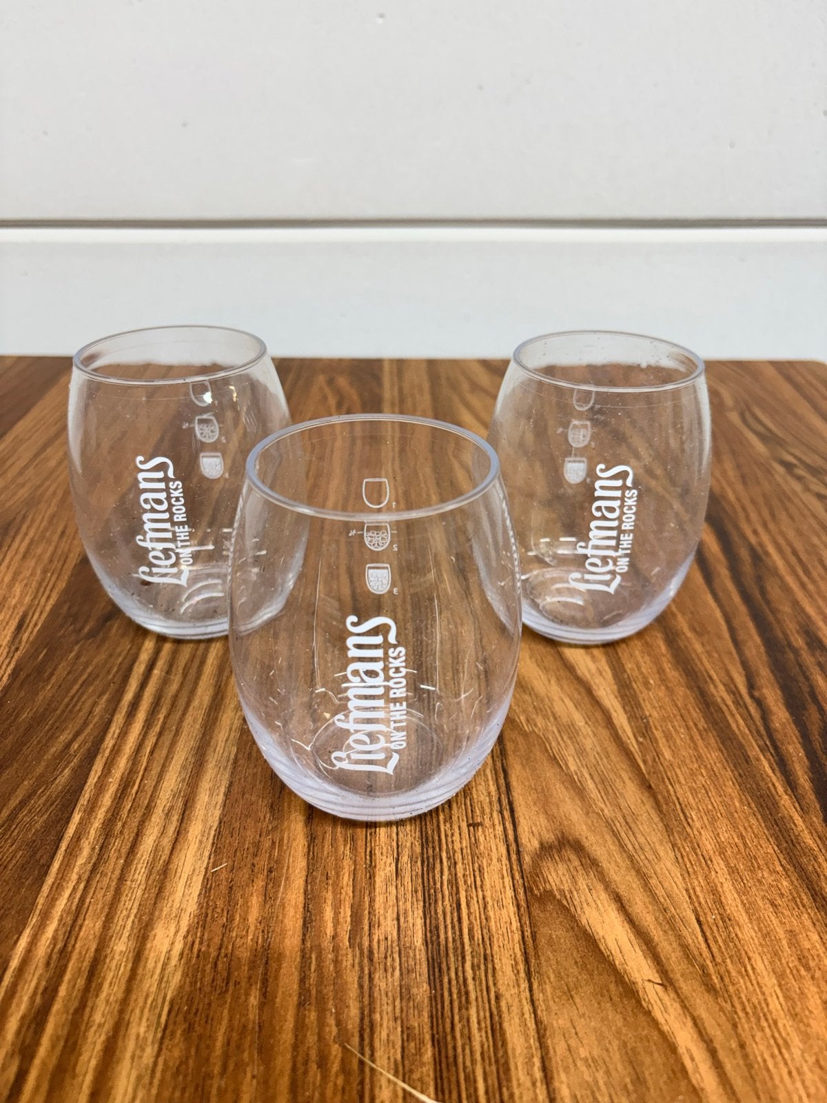 48 nieuwe Liefmans polycarbonaat bierglazen, Ophalen, Nieuw, Kunststof, Overige merken