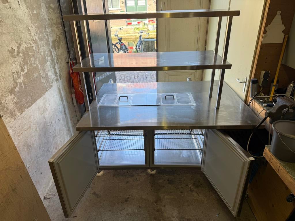 Gram Koelwerkbank met etagère ZGAN, Ophalen of Verzenden, Koelen en Vriezen